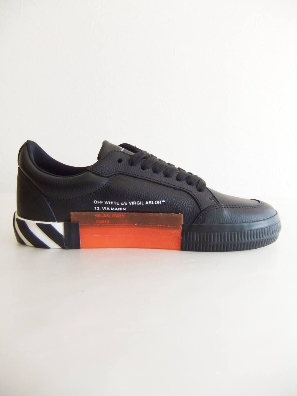 LOW VULCANIZED  ( ブラック )レザースニーカー