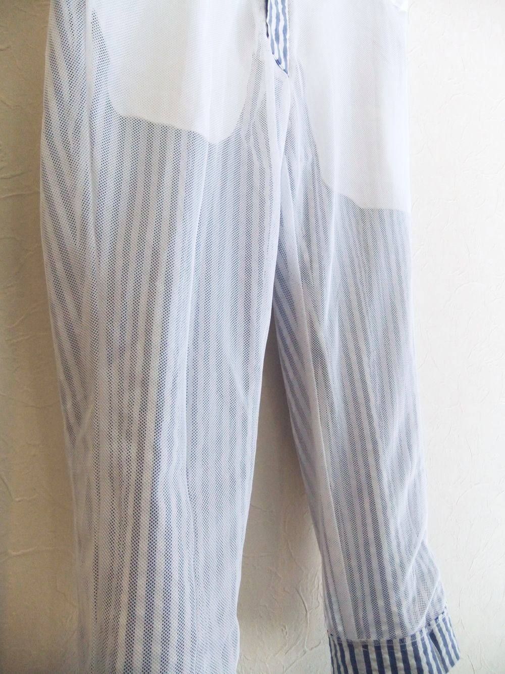 PENNSYLVANIA CROPPED  ストレッチクロップドパンツ ( ブルー )
