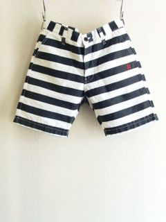 ZEBRA SHORTS  ( 太ボーダー ) ストレッチ ハーフパンツ