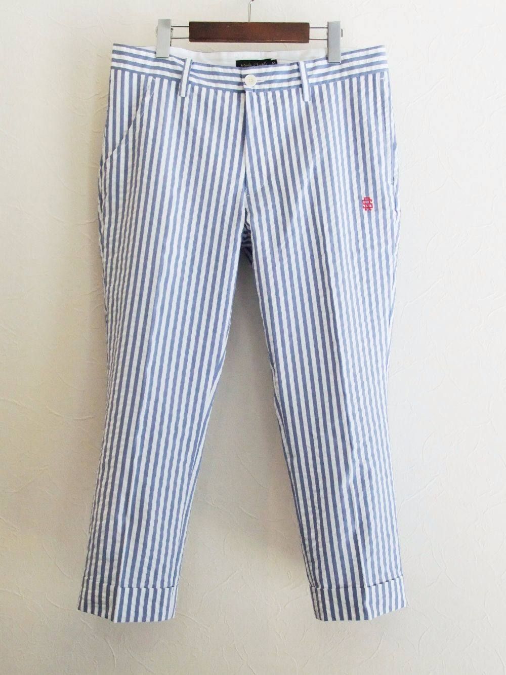 PENNSYLVANIA CROPPED  ストレッチクロップドパンツ ( ブルー )