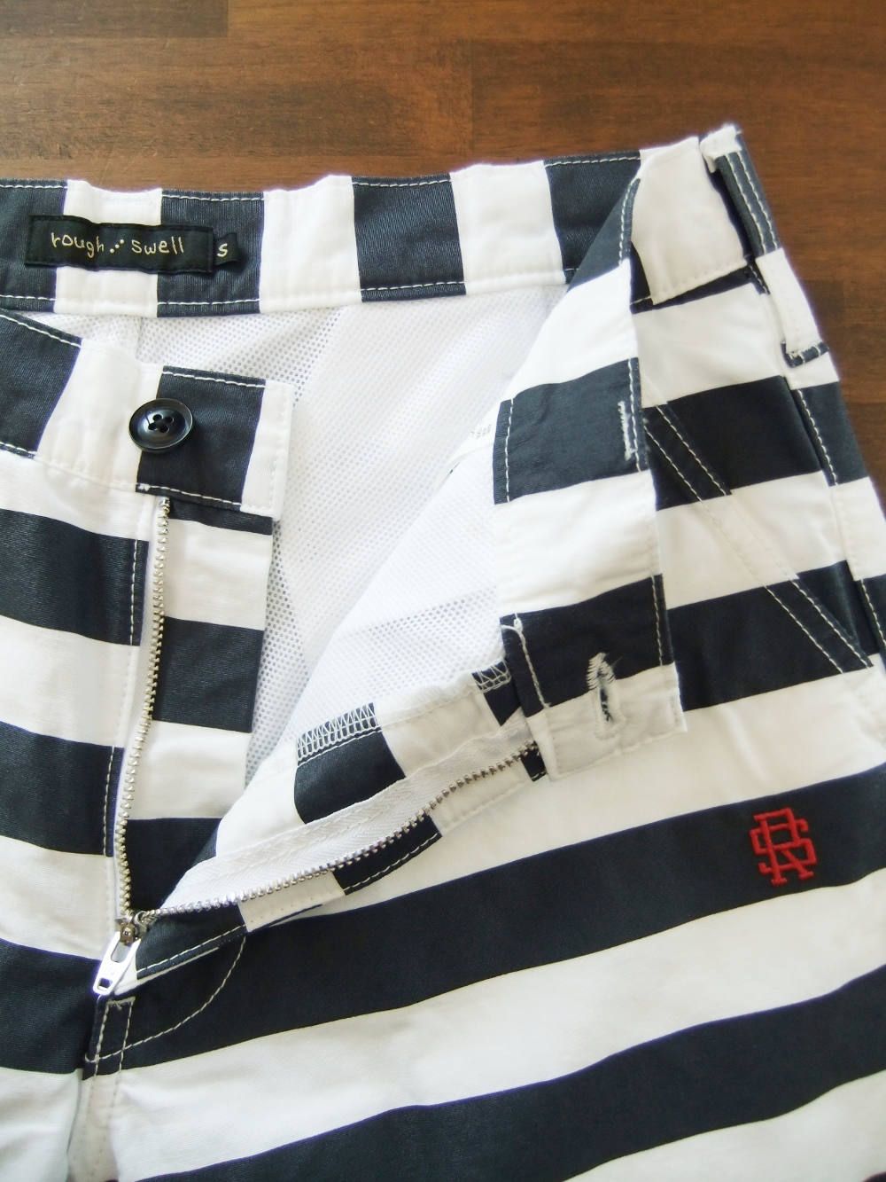 ZEBRA SHORTS  ( 太ボーダー ) ストレッチ ハーフパンツ