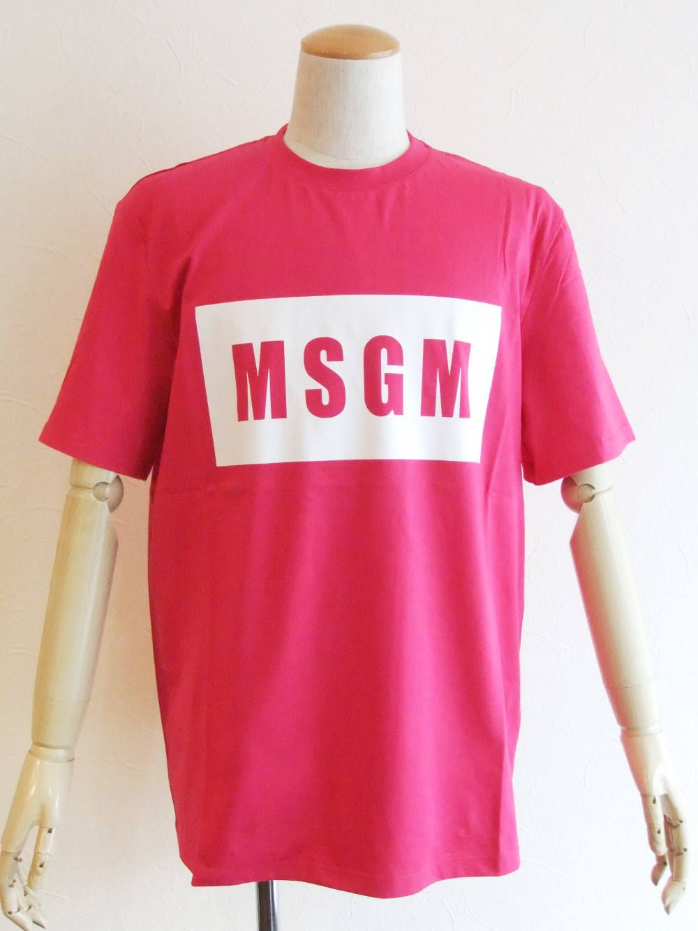 MSGM ボックスロゴTシャツ