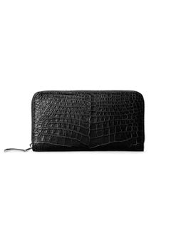 Cocodrillo ラウンド ZIP 長財布  CRS010  (ブラック)