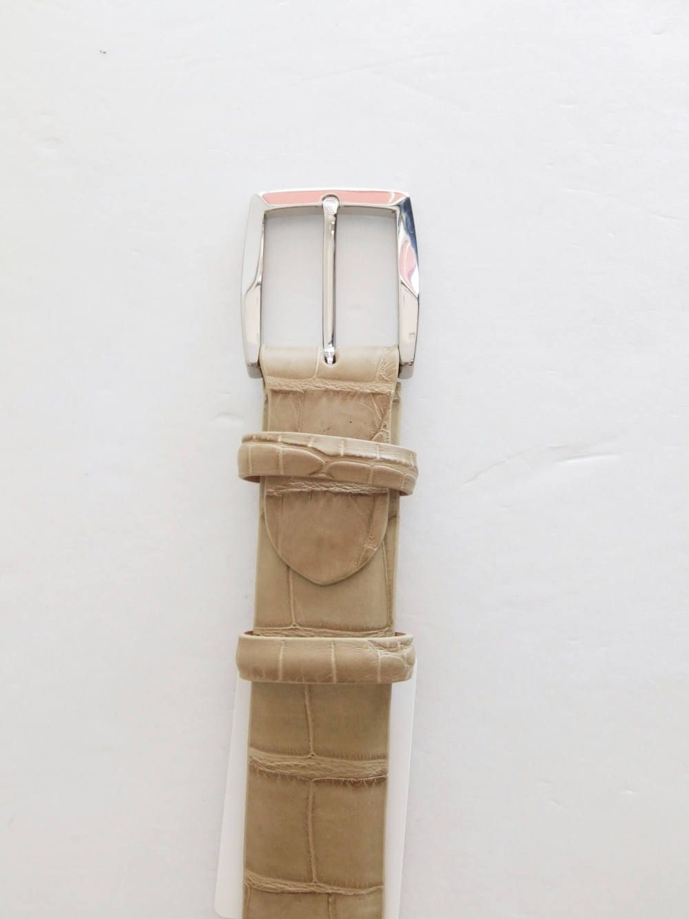 アリゲーター ALLIGATOR LEATHER BELT ( ライトベージュ )