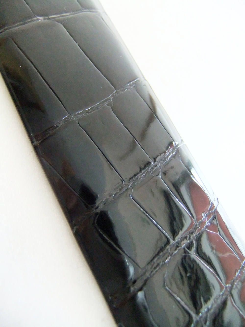 クロコダイル CROCODILE LEATHER BELT ( ブラック )