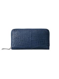 Cocodrillo ラウンド ZIP 長財布  CRS010  (ブルー)
