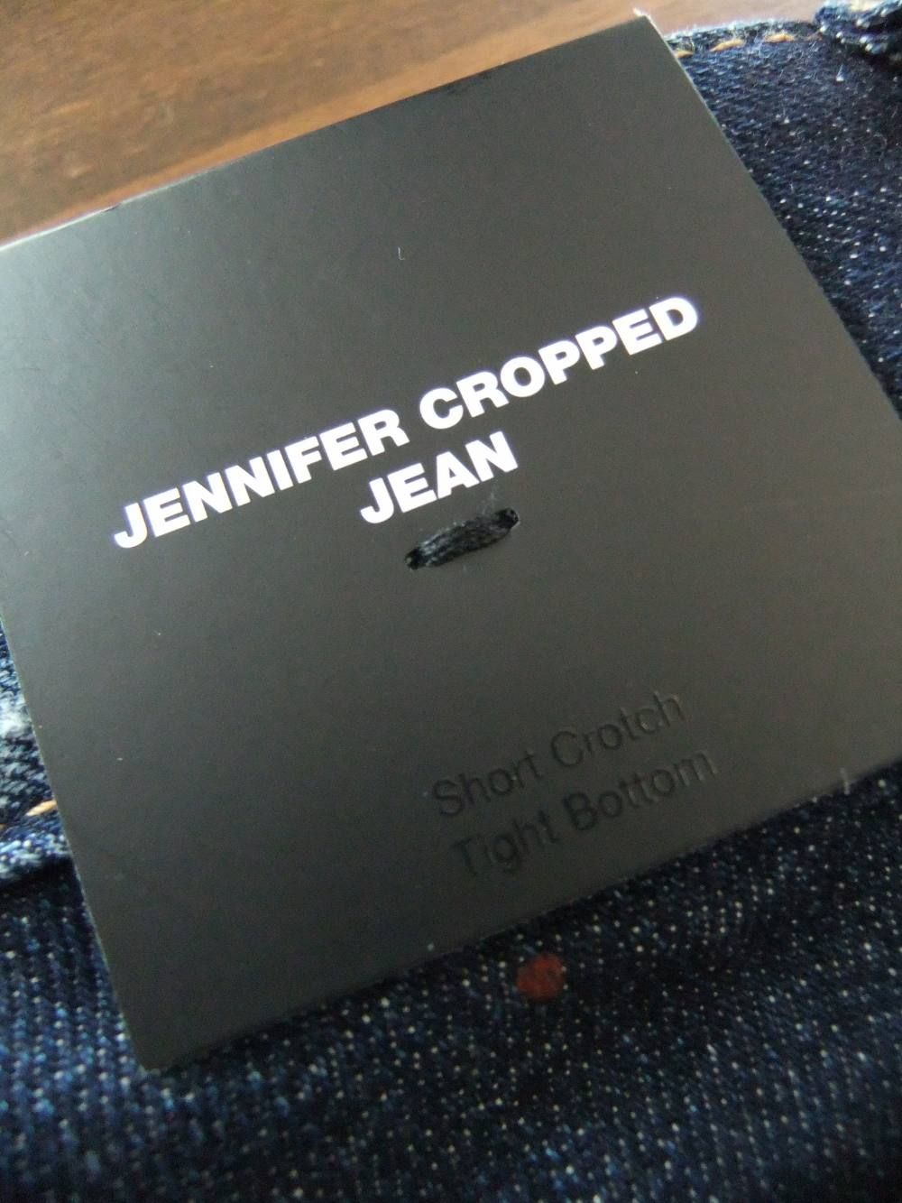 LADIES デニム  JENNIFER CROPPED JEAN  S72LB0301