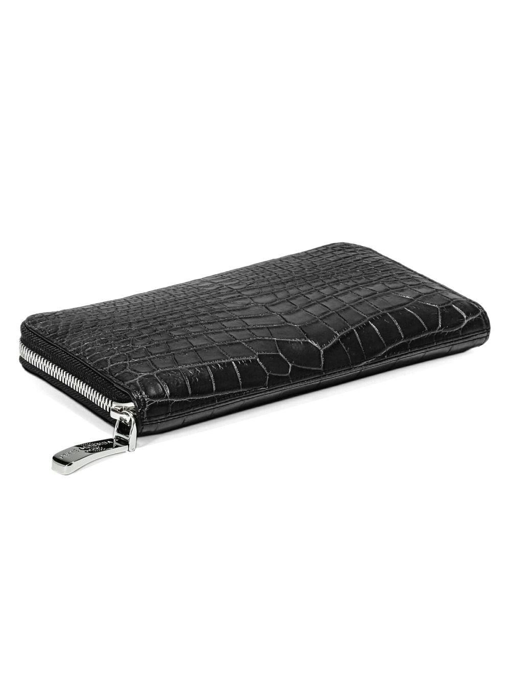 Cocodrillo ラウンド ZIP 長財布  CRS010  (ブラック)
