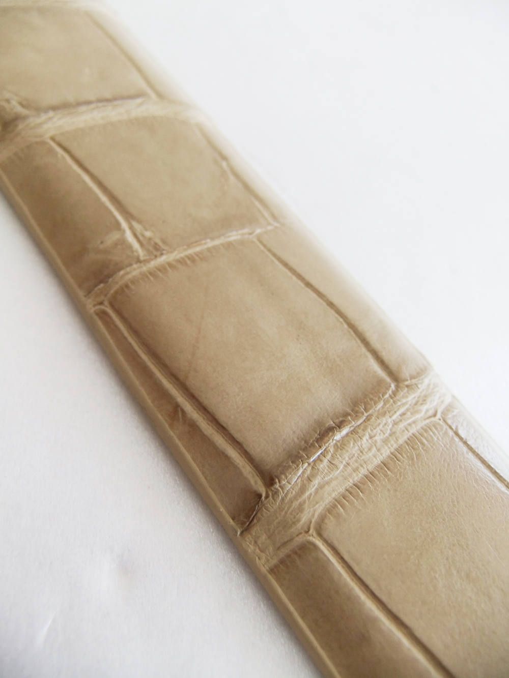 アリゲーター ALLIGATOR LEATHER BELT ( ライトベージュ )