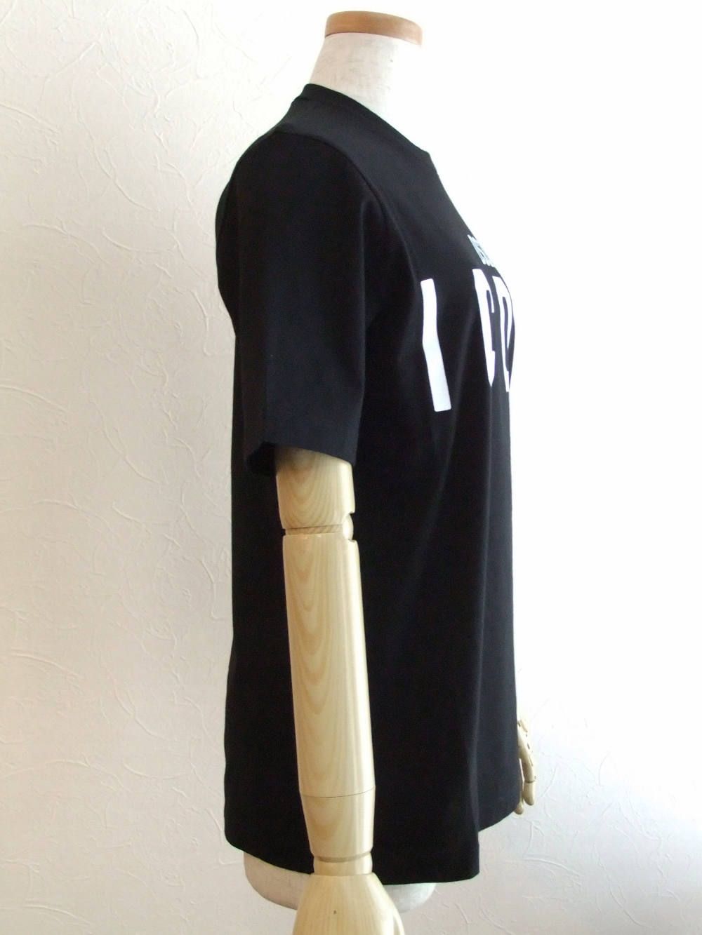 LADIES  "ICON" ロゴプリント T-SHIRT  ( ブラック )  S80GC0001