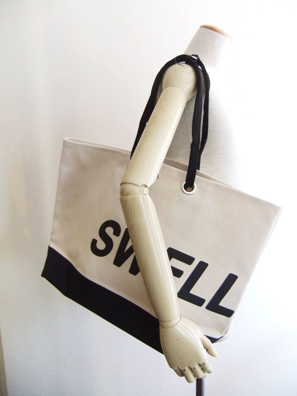 BIG LOGO TOTE  トートバッグ ( ホワイト )