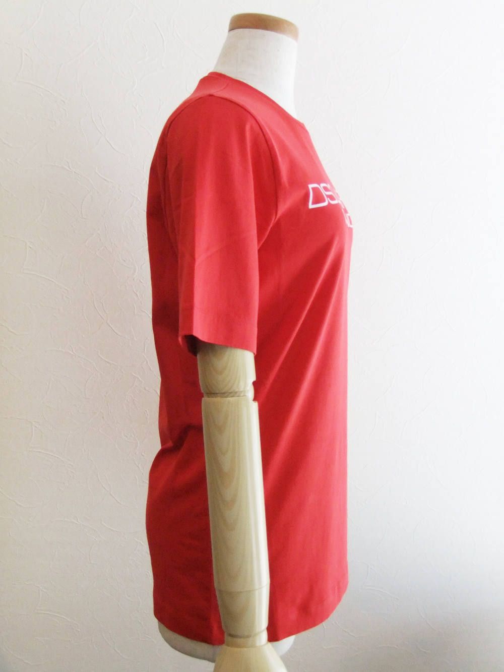 LADIES D2 Milano ロゴプリント T-SHIRT (レッド)    S75GD0082