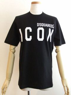 LADIES  "ICON" ロゴプリント T-SHIRT  ( ブラック )  S80GC0001