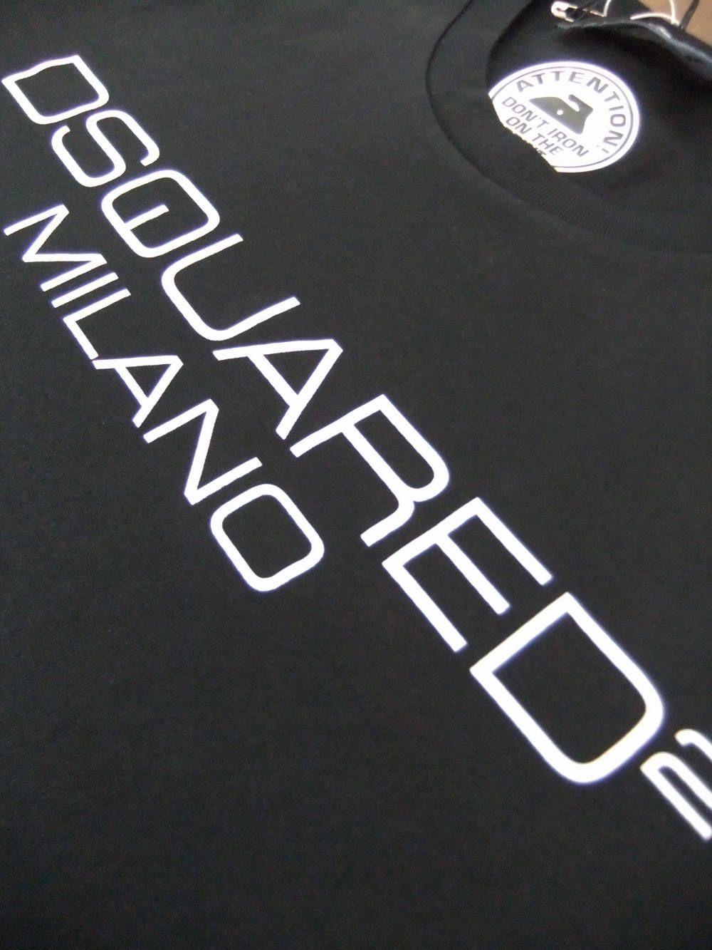 LADIES D2 Milano ロゴプリント T-SHIRT (ブラック)    S75GD0082