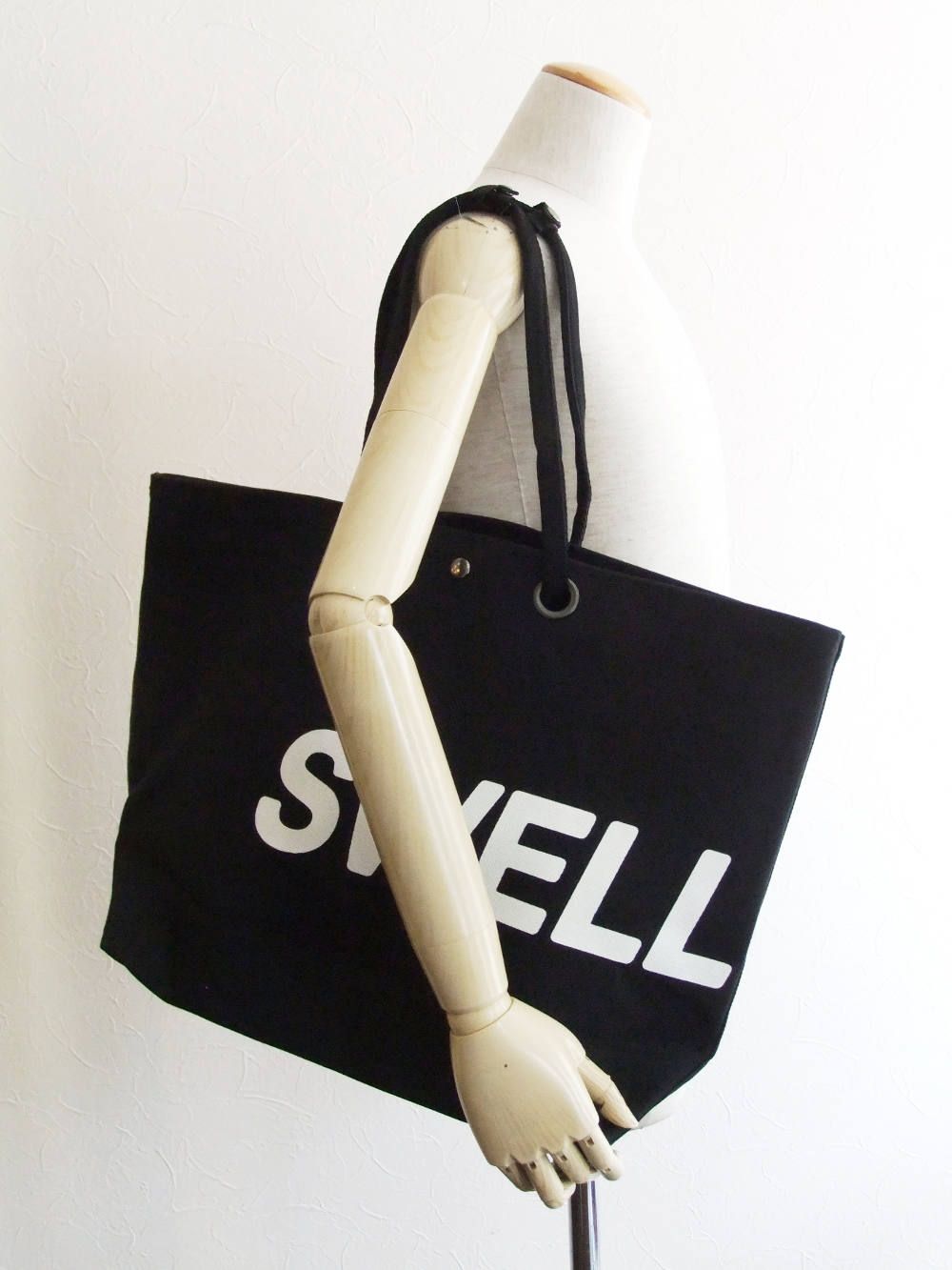 BIG LOGO TOTE  トートバッグ ( ブラック )