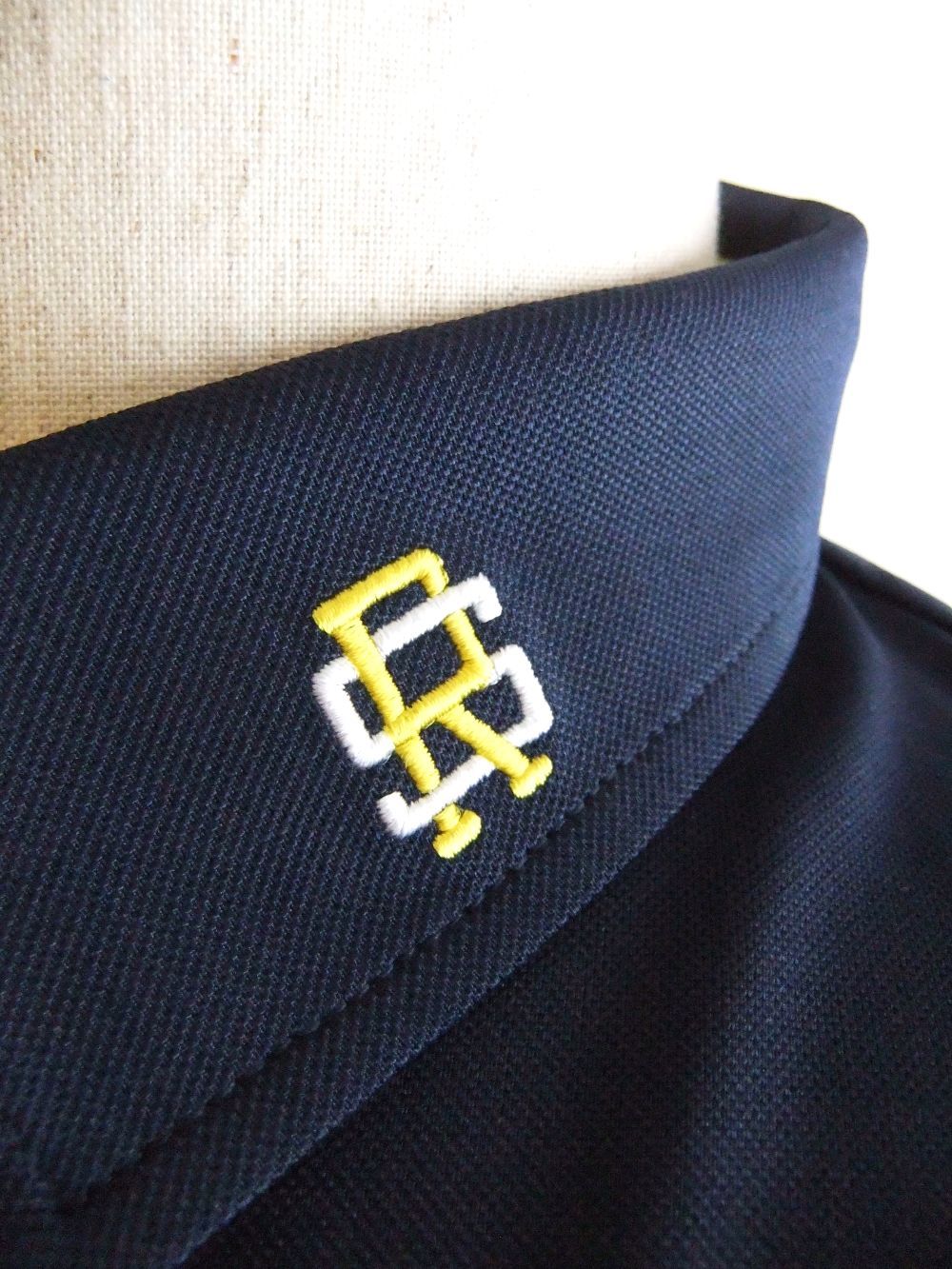 CHEER HORN POLO  (ネイビー)   半袖ポロ  RSM-25008