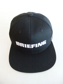 MENS BASIC FLAT VISOR CAP （ブラック） ロゴ フラットキャップ