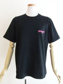 EMBROIDERY 胸 刺繍ロゴ  T-SHIRT  (ブラック)   3241MDM540