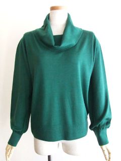シルク カシミヤ混 オフタートル ハイゲージ ニット   SS-30212