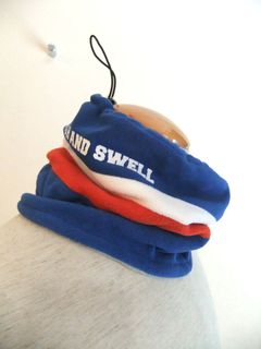 TRICOLOR  NECK WARMER ( ブルー)  フリース ネックウォーマー RSA-25209
