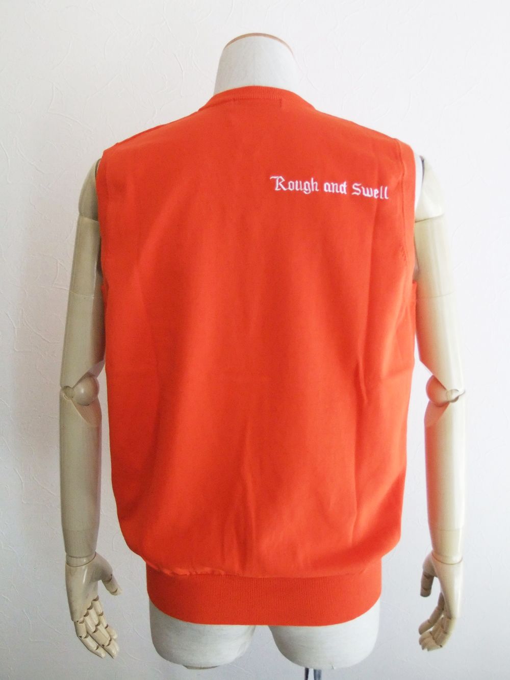 FAIRWAY FEVER VEST   (オレンジ) ロゴ入りコットンベスト  RSM-22088