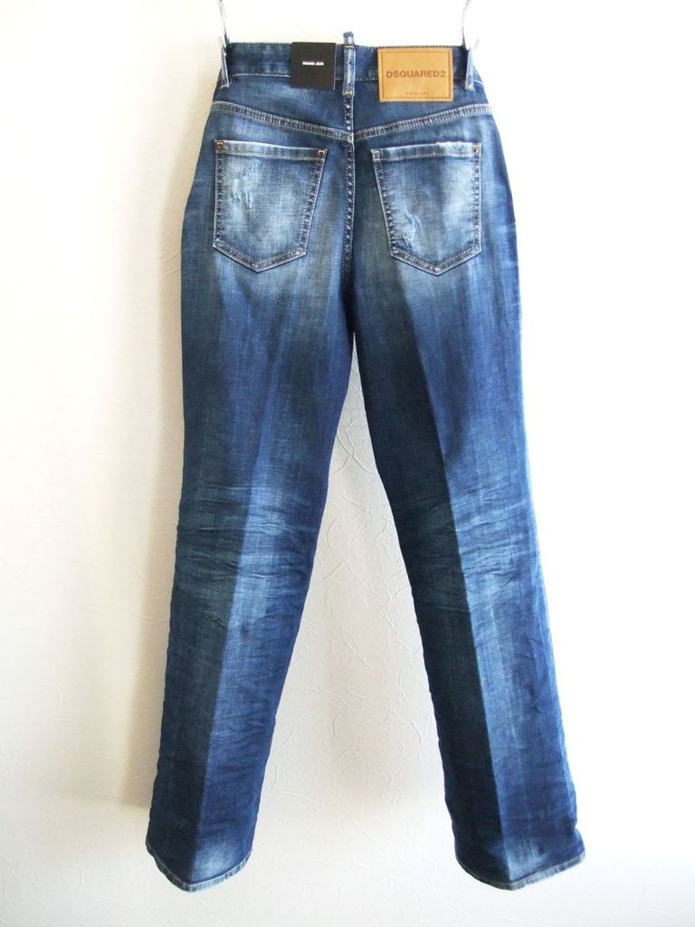 《LADIES》 MEDIUM CLEAN VINTAGE WASH ROADIE JEANS S75LB0639 - 34