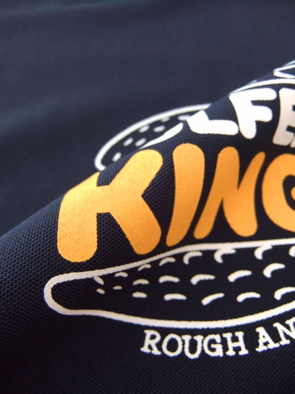 GOLFER KING MOCK  (ネイビー)  半袖モックネック シャツ  RSM-25026
