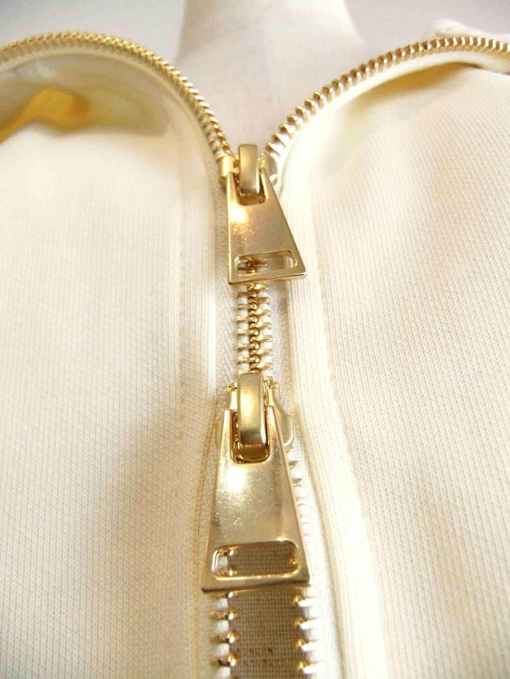 ボリューム スリーブ ZIP UP スウェット パーカー   616419