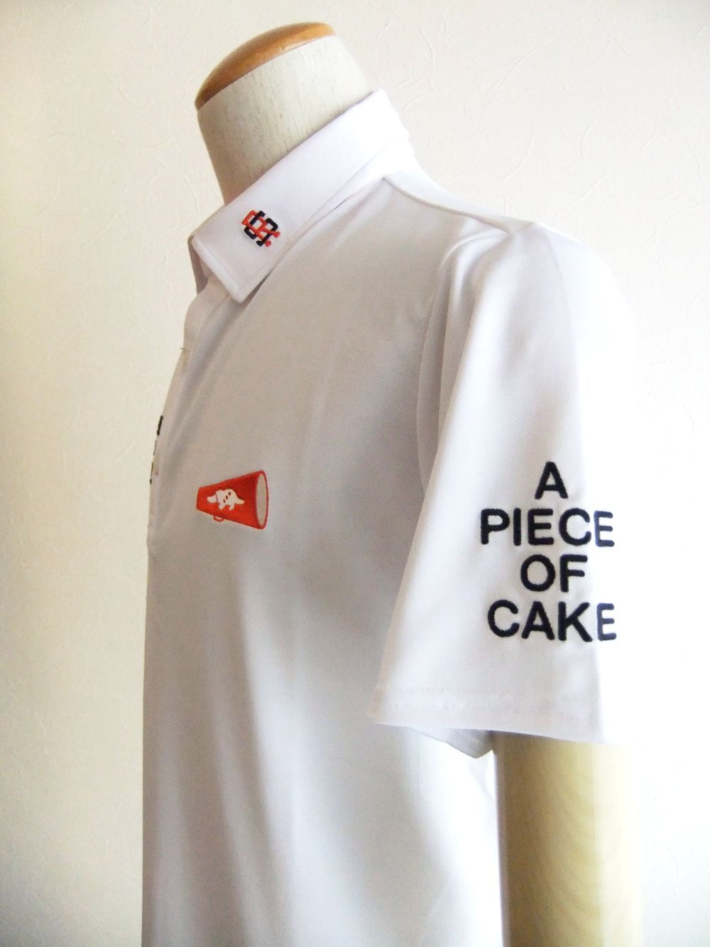CHEER HORN POLO  (ホワイト)   半袖ポロ  RSM-25008