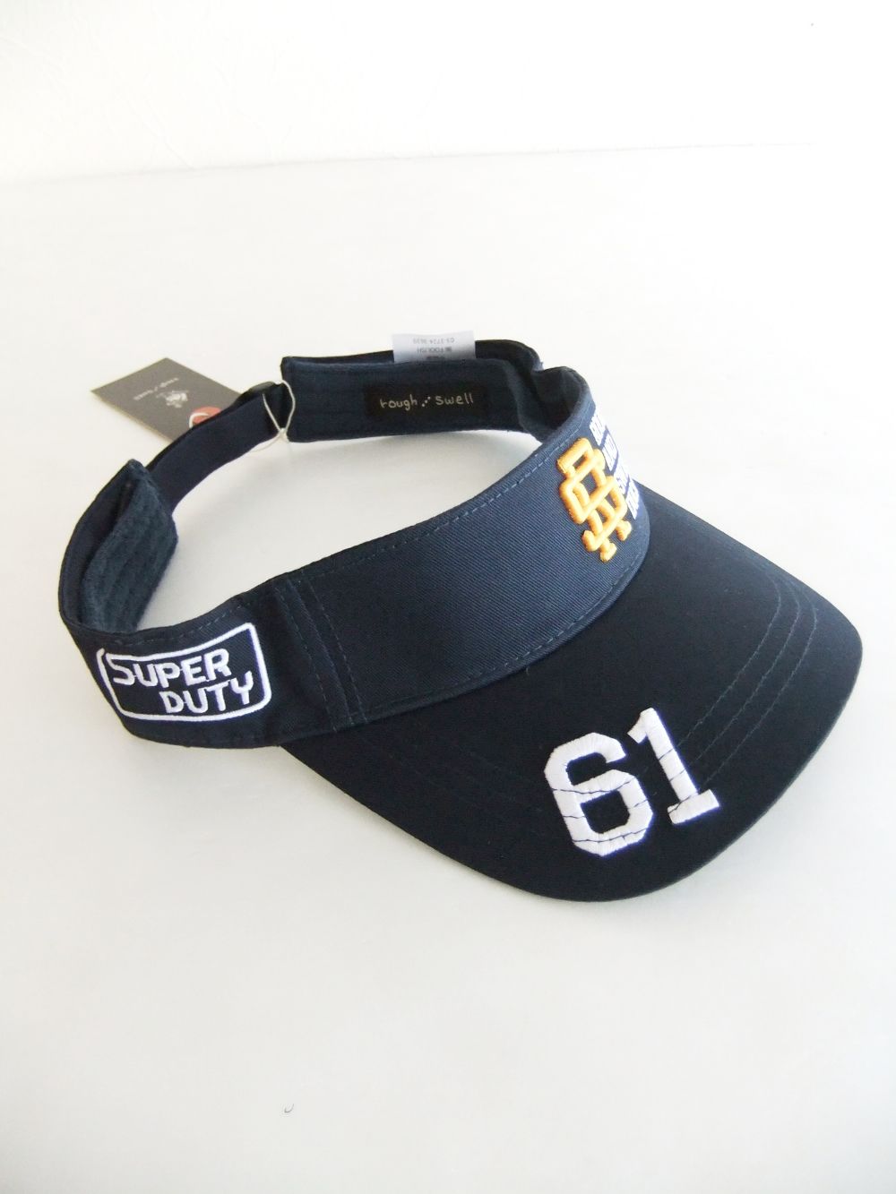 TOUR SUN VISOR (ネイビー) ロゴ入り サンバイザー  RSA-23004