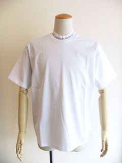 CORFU   (ホワイト）  モックネック 半袖 Tシャツ