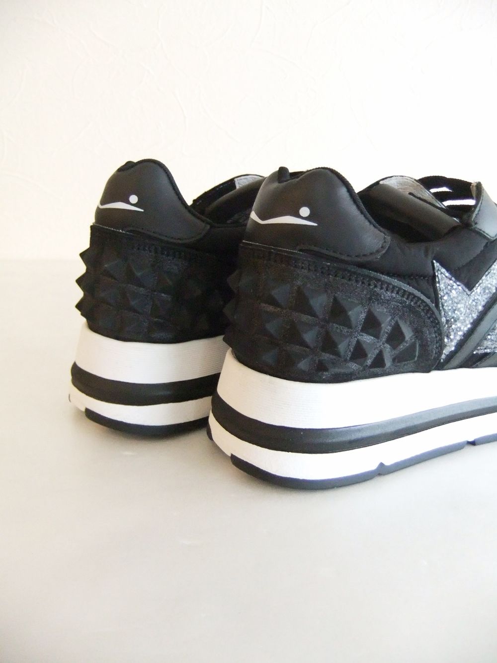 〈LADIES〉 MARAN S STAR CALF    カーフレザー × テクニカルファブリック スニーカー