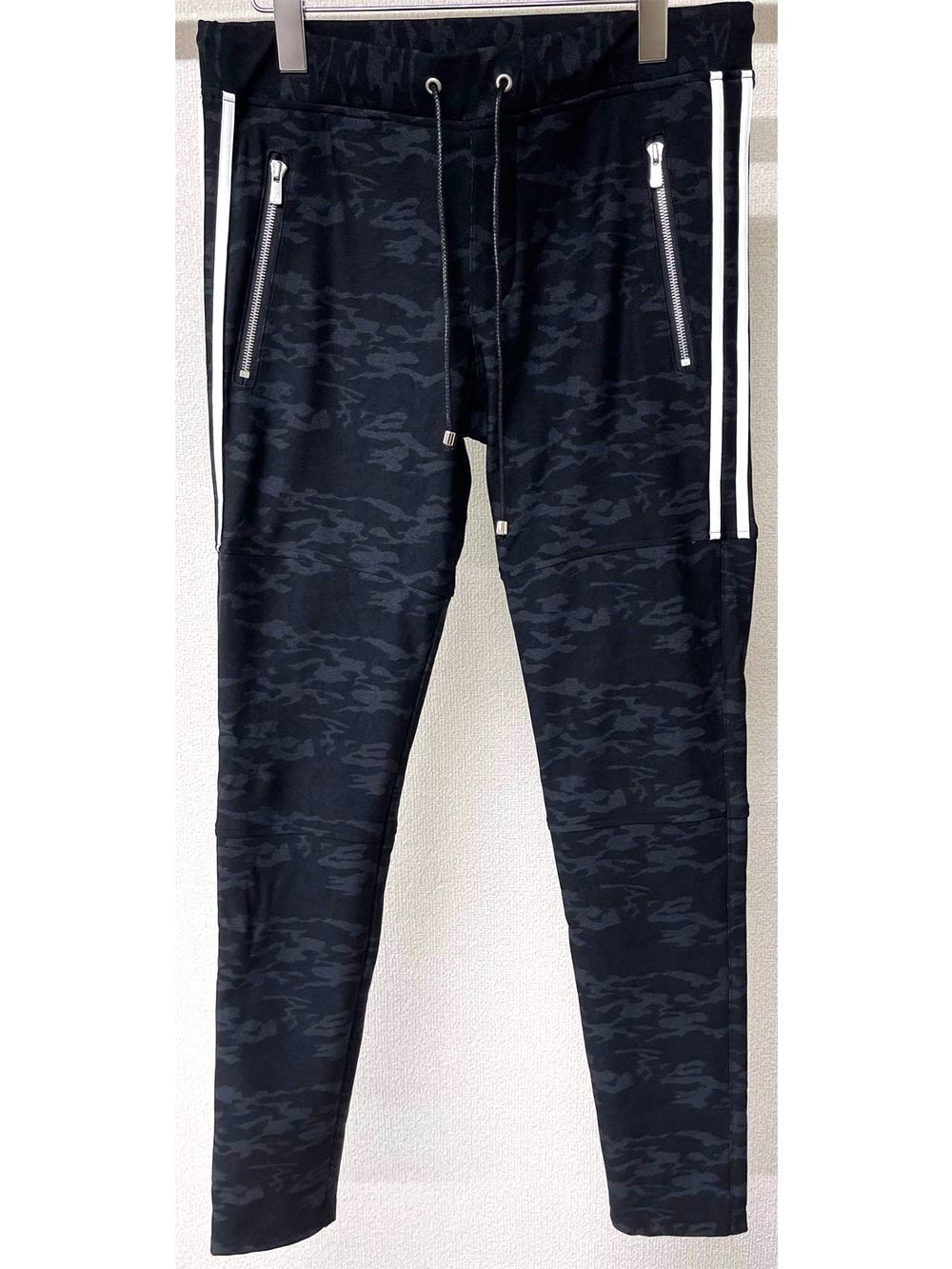 Johnson LINE HEAT PANTS ジョンソン ライン ナイロン パンツ (ブラックカモフラ)