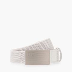 BG BUCKLE MESH BELT    ロゴ メッシュベルト  (ホワイト)