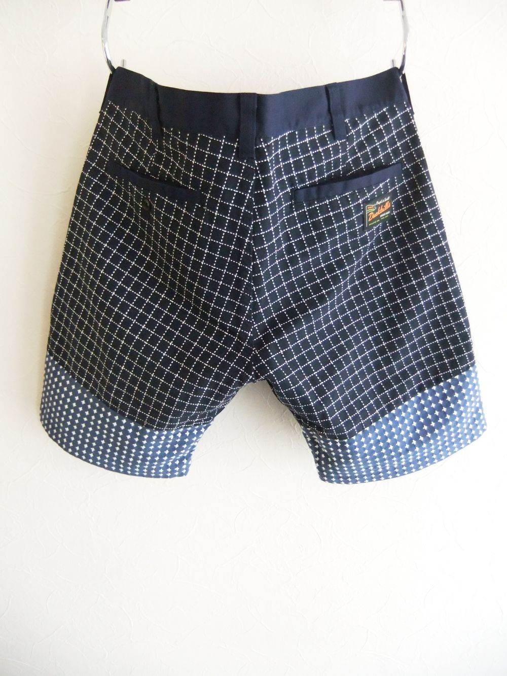SASHICO SHORTS  (TYPE B)  刺し子織り ハーフパンツ   RSM-23071