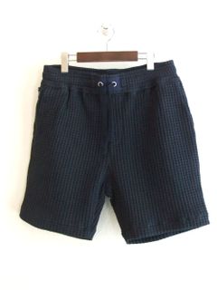 ONI WAFFLE   コットンワッフル ショートパンツ  ( ネイビー )
