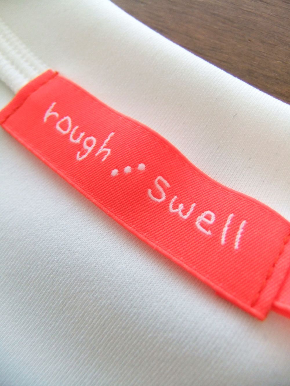 【LADIES】 SMILE SWEAT.W   ロゴ入りスウェットシャツ  (ホワイト) RSL-24201