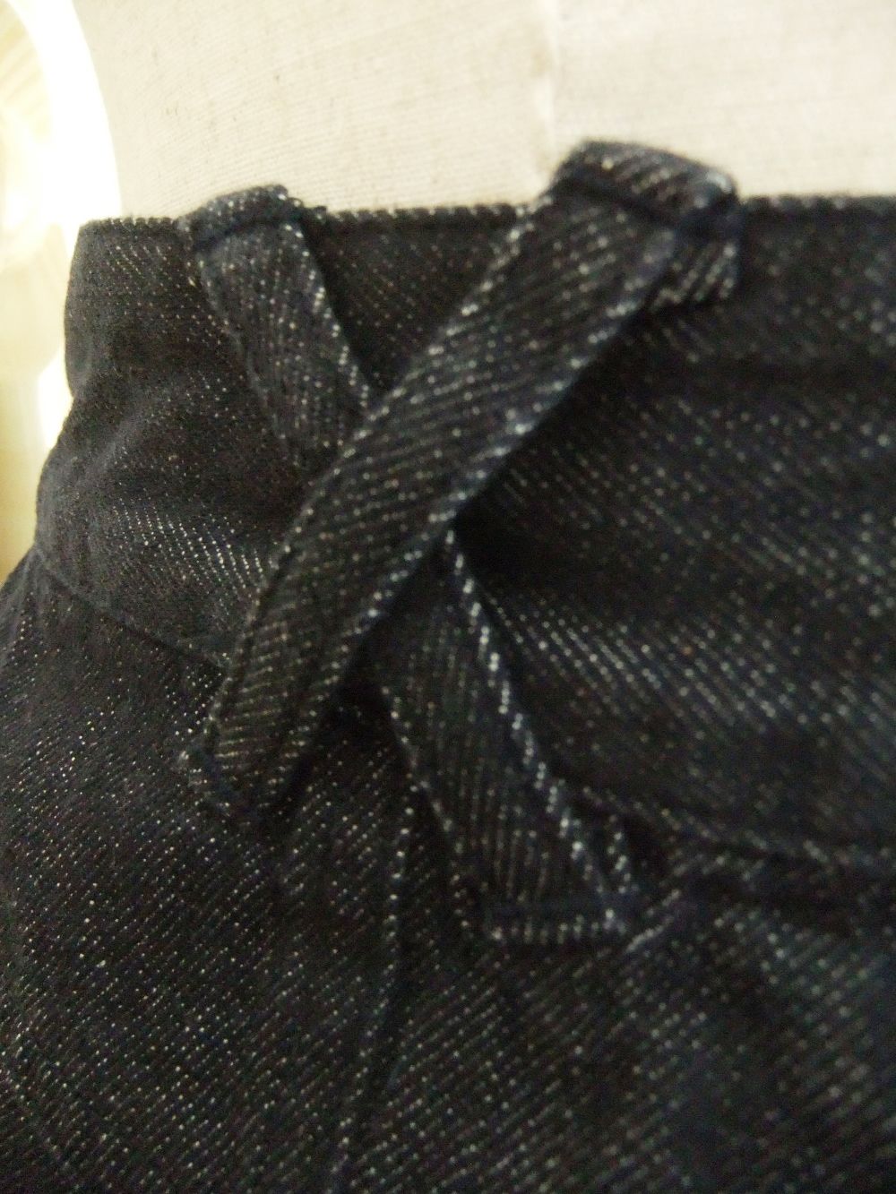 ウォッシュド  ワイド パンツ   203008