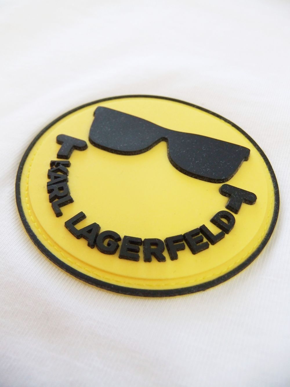 KARL × SMILEY   ロゴ コットン Tシャツ