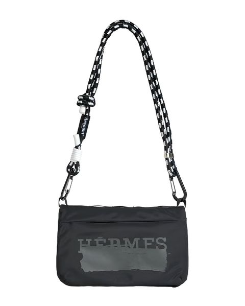 【MICALLE MICALLE Account】 HOMMAGE  HFRMFS SHOULDER BAG （FOLDABLE）STRAP SET  (ブラック×ブラック) オマージュ ショルダーバッグ  MAC100GEE
