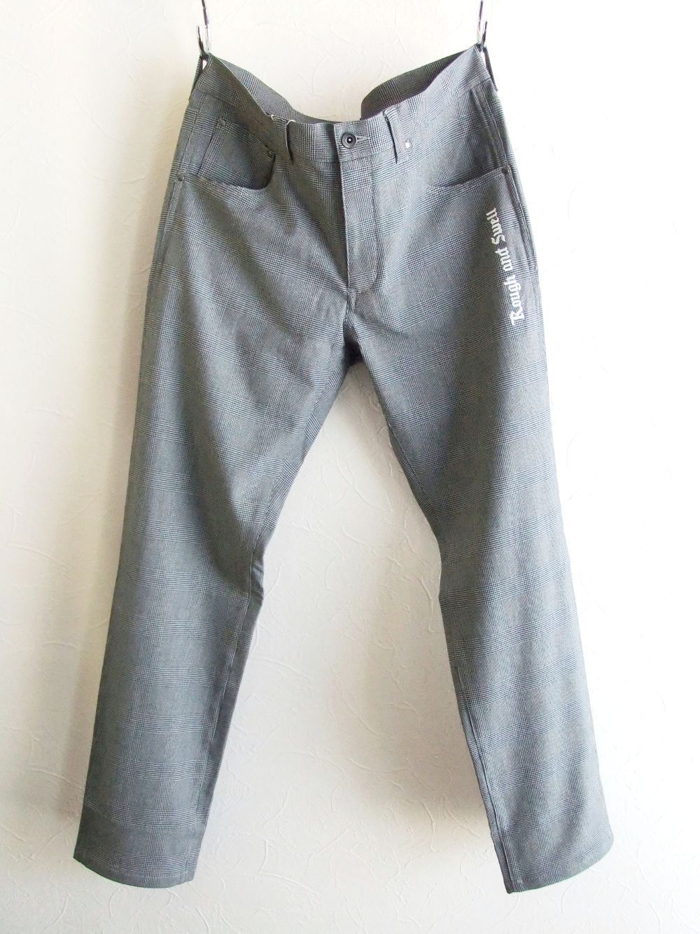 WILLIAM PANTS (グレンチェック)  ストレッチ チェック柄パンツ   RSM-22258