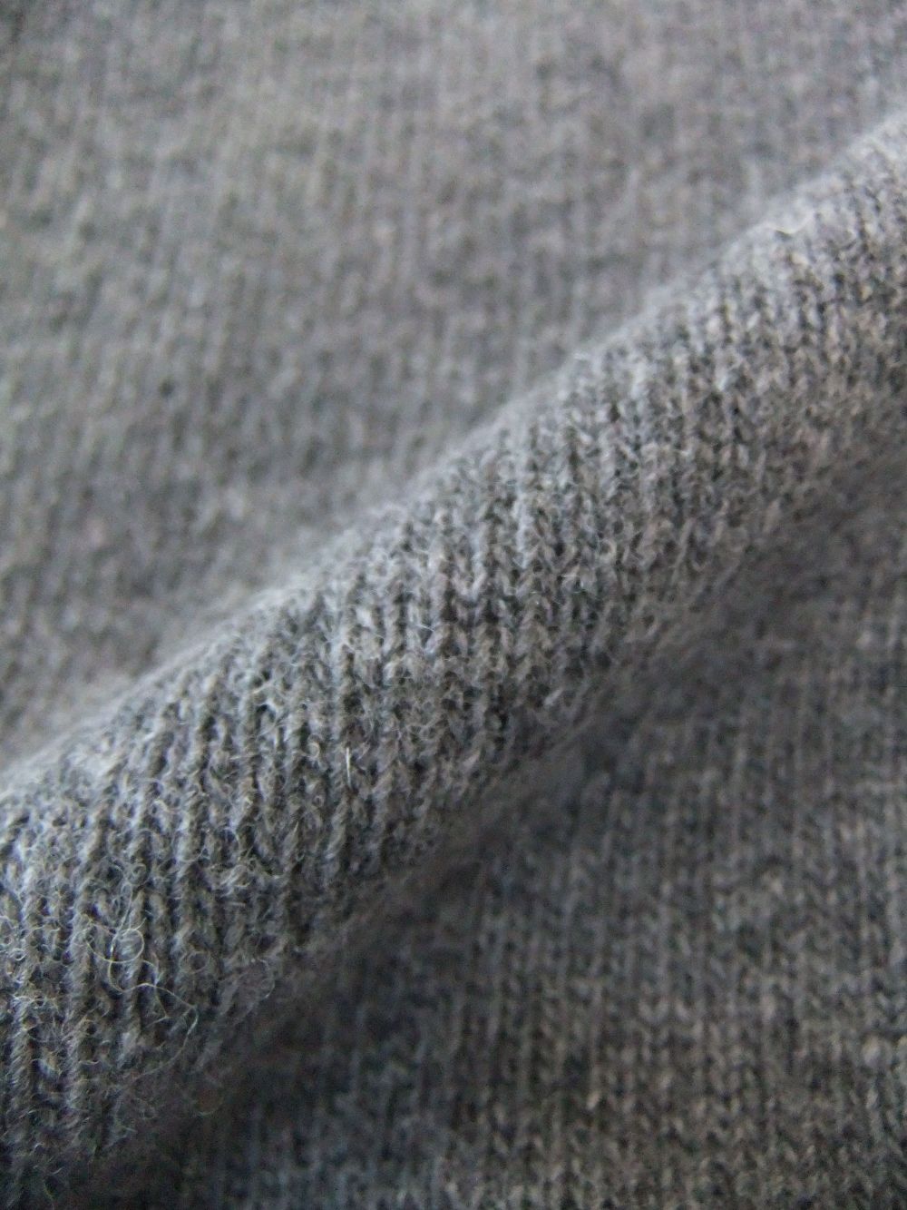 LAMBSWOOL  ZIPPED KNIT   スタンドカラー ZIP セーター