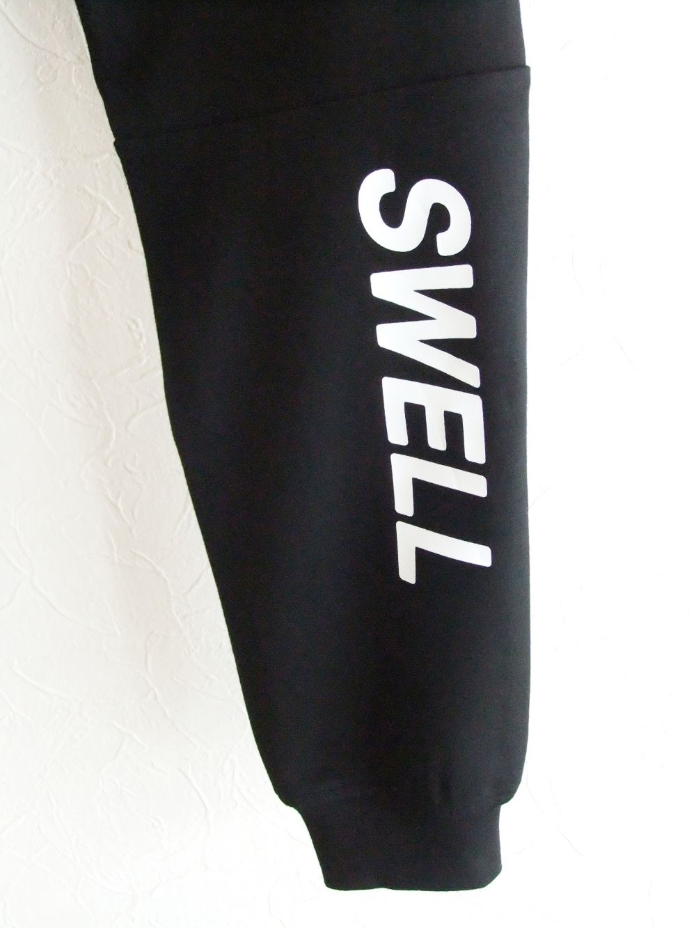 CALF PANTS ( ブラック )  ジャージー リブパンツ   RSM-21261