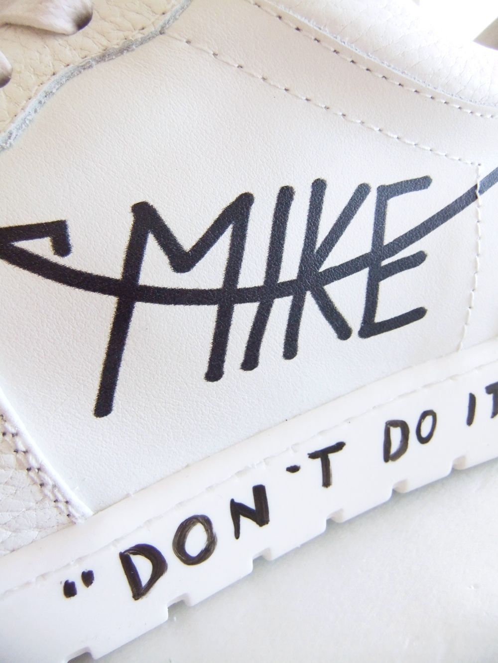 【MIKE don't do it】  レザースニーカー