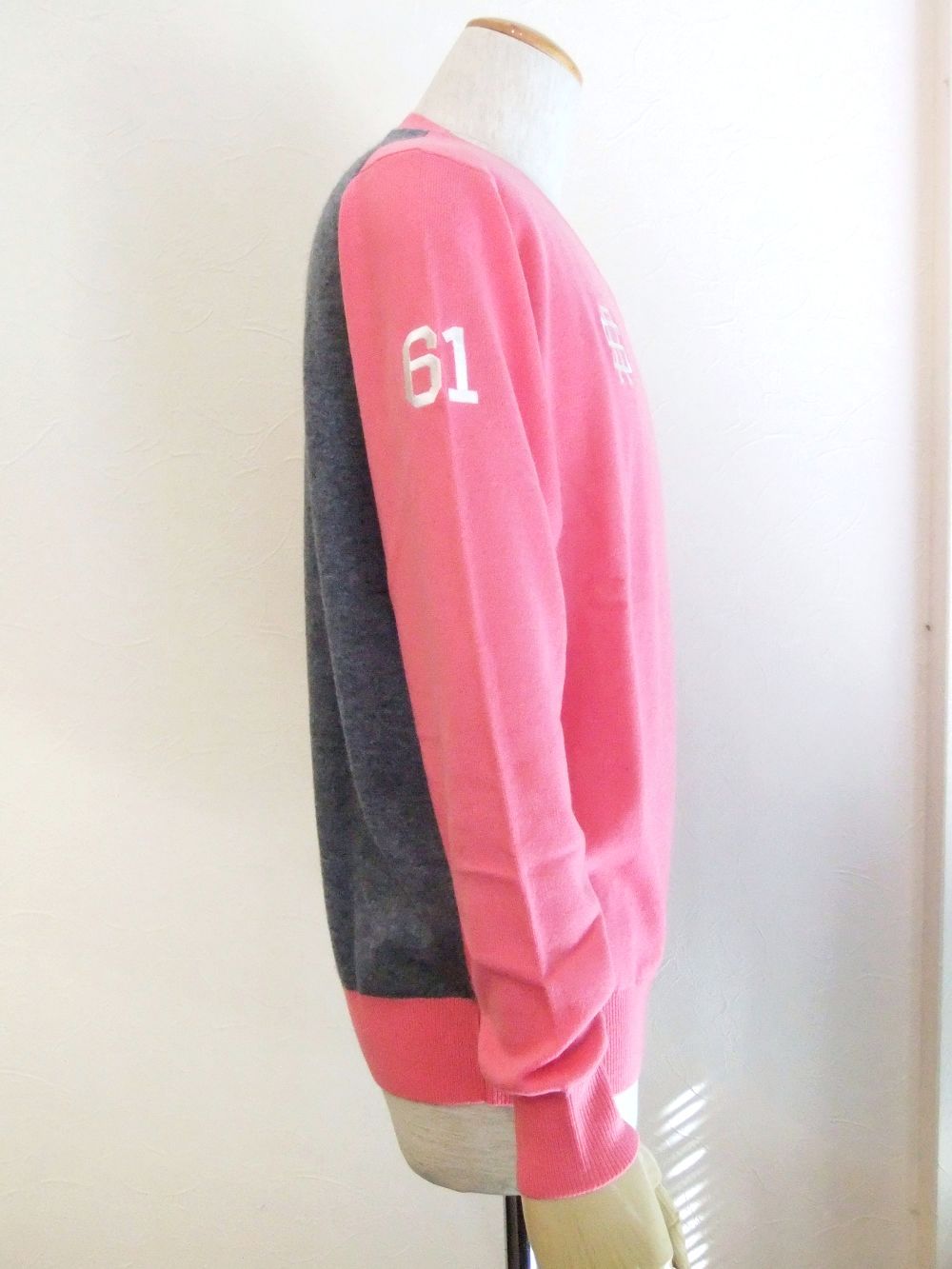 TOUR CASHMERE   カシミア Vネックセーター ( ピンク )  RSM-20271