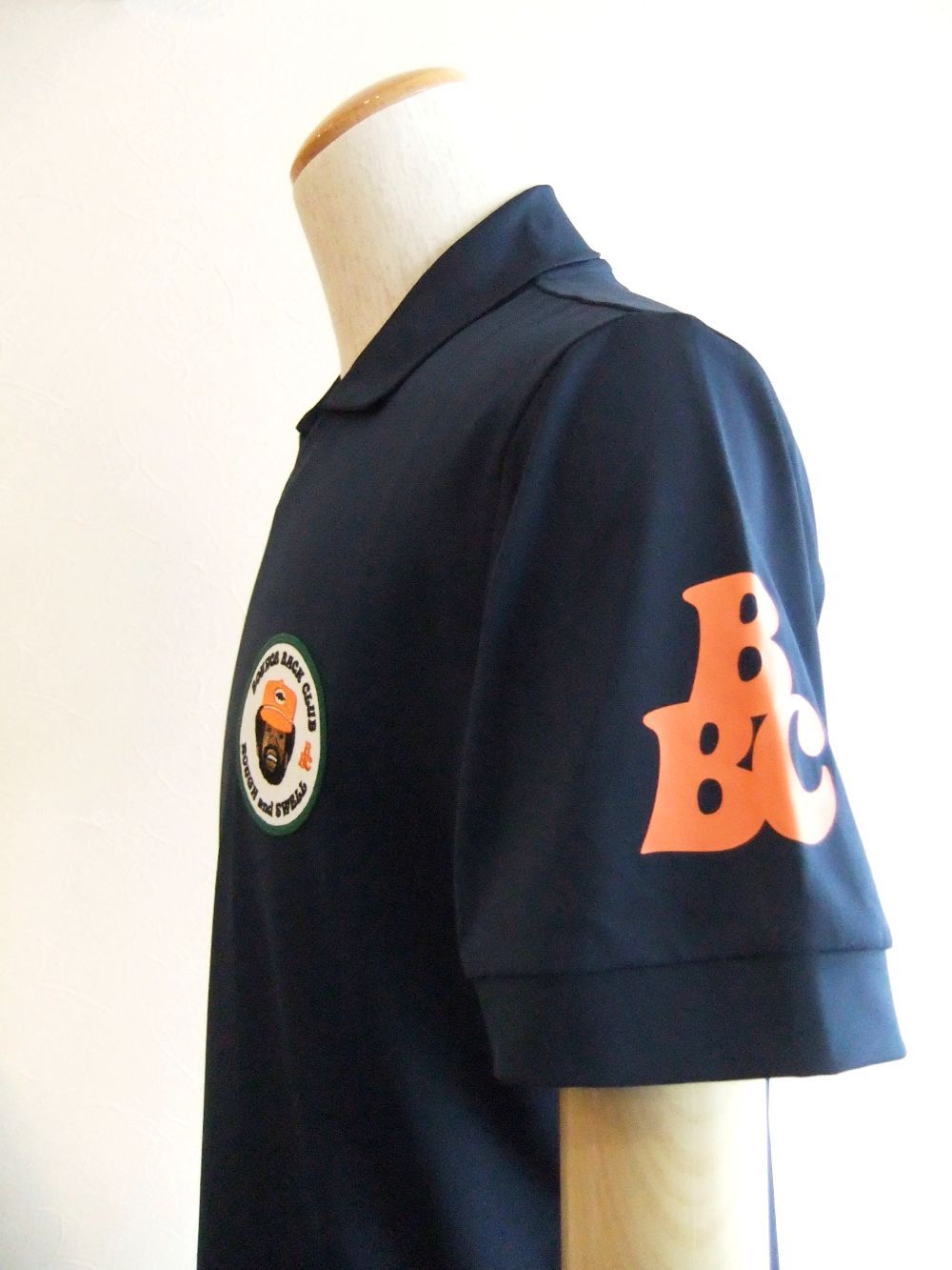 B.B.C. SKIPPER  (ネイビー)   半袖スキッパーポロ  RSM-21040