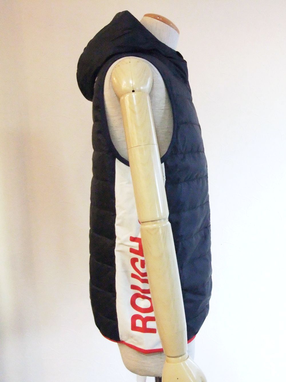 JASPER VEST ( ネイビー )  フード付きダウンベスト    RSM-21247