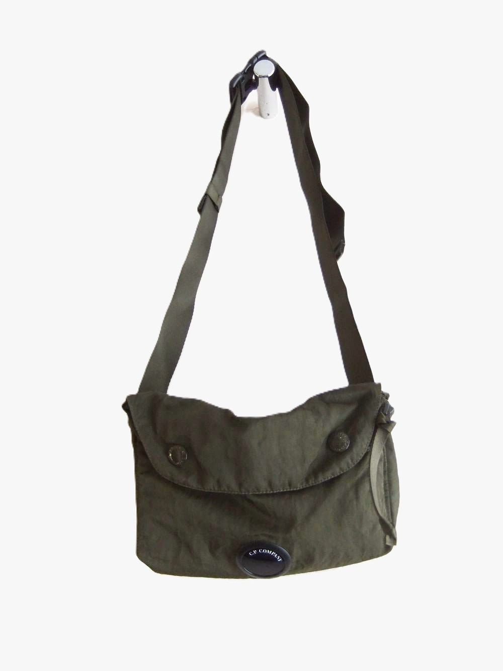 NYLON B LENS WAIST BAG   (カーキ) ミニバッグ