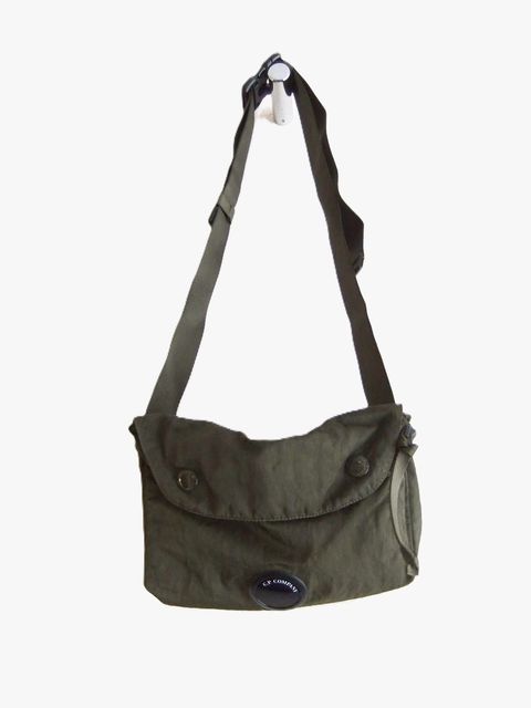 NYLON B LENS WAIST BAG   (カーキ) ミニバッグ