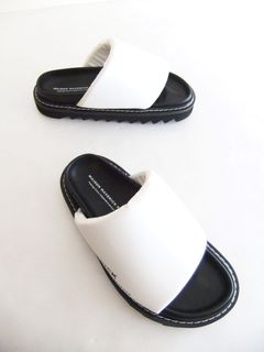 PLATFORM-SOLE SLIP-ON SANDALS  プラットフォーム スリッポン  (ホワイト)  MS2450